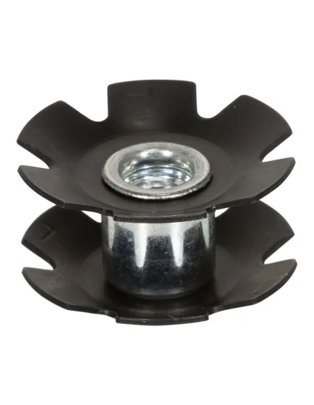 Balhoofdplugklauw Elvedes 1-1/8" voor metalen vorkbuis - zwart (5 stuks)