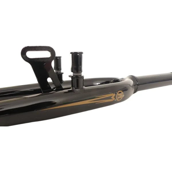 Voorvork hybride 28" met 1 1/8" vorkbuis - V-brake remnok en dynamohaak - zwart