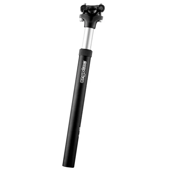 Telescopische verende zadelpen Ergotec SP-5.0 ø27.2 mm / 350 mm - zwart