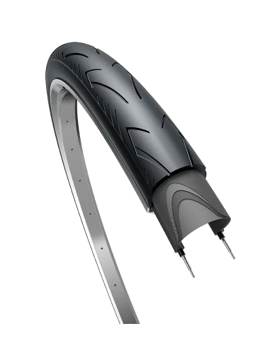 Buitenband Edge City Range Basic 28 x 1.40" / 37-622 - zwart met reflectie