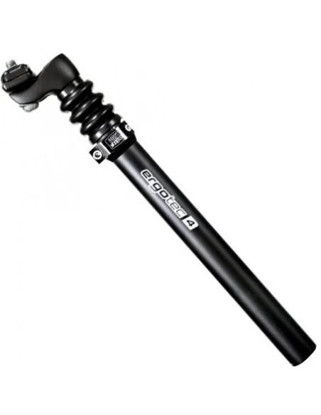 Telescopisch verende zadelpen Ergotec Glide ø27.2 mm / 350 mm - zwart