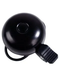 Fietsbel Simson Race met rubberen elastische bevestiging - zwart