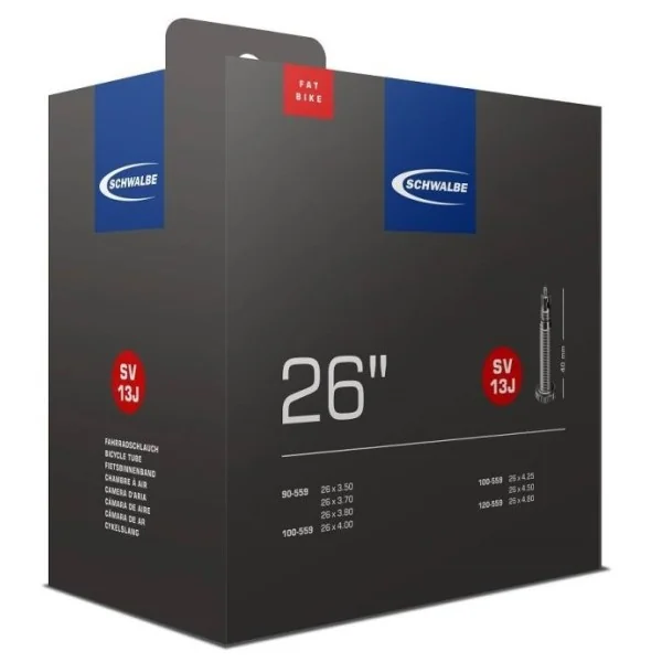 Binnenband Schwalbe Fatbike SV13J 26" / 90/120-559 - 40mm ventiel