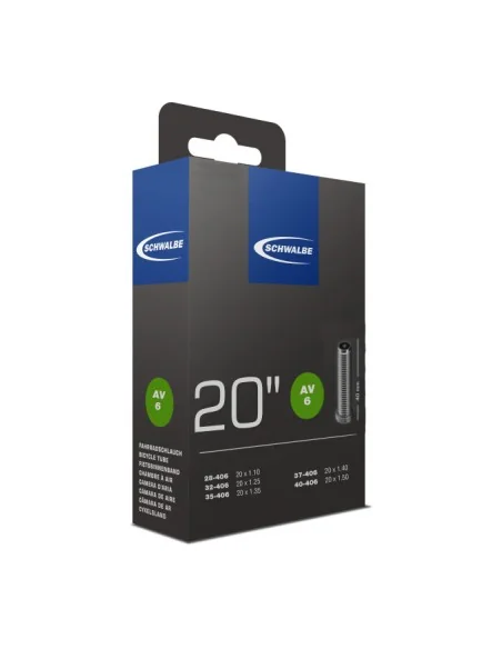 Binnenband Schwalbe AV6 20" / 28/40-406 - 40mm ventiel