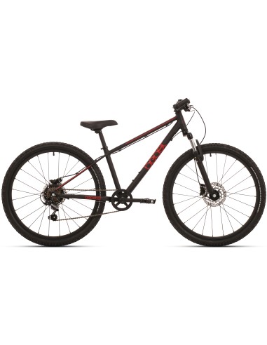 Bikefun 24" The Beast discbrake 6 speed - zwart/rood