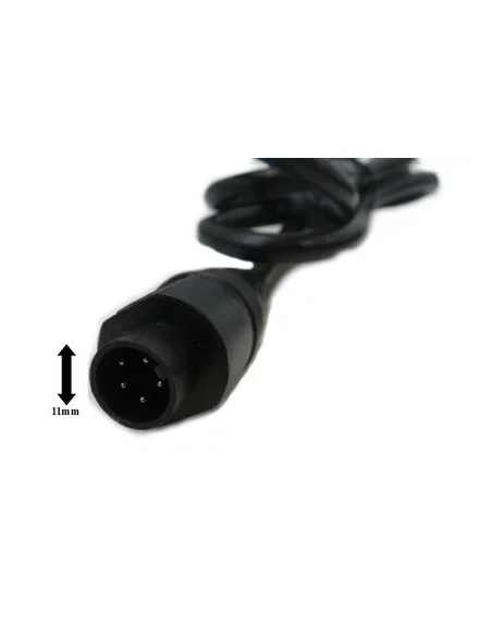 Acculader 5-pins 11mm ronde laadplug -36 Volt / 2Ah - o.a. Sparta