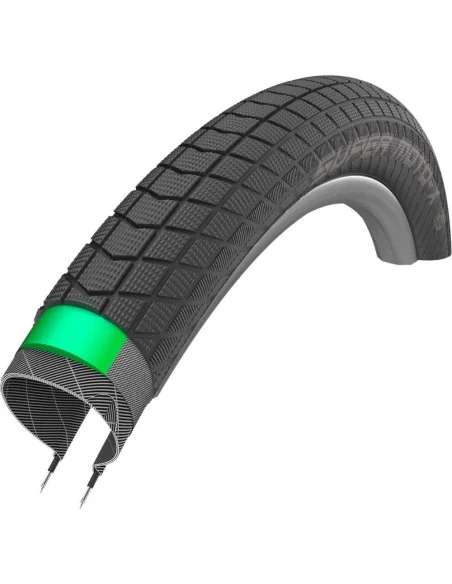 Buitenband Schwalbe Super Moto-X DD GreenGuard 27.5 x 2.40" / 62-584 mm - zwart met reflectie