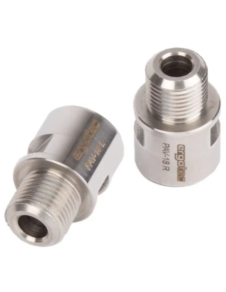 Pedaal asverlenger 9/16" Ergotec - RVS gepolijst