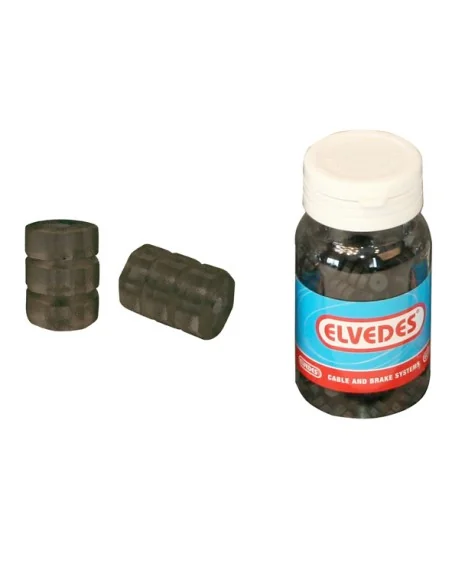 Rubberen O-ringen Elvedes voor rem- / schakelkabel ø1,1-1,5mm - zwart (potje met 250 stuks)