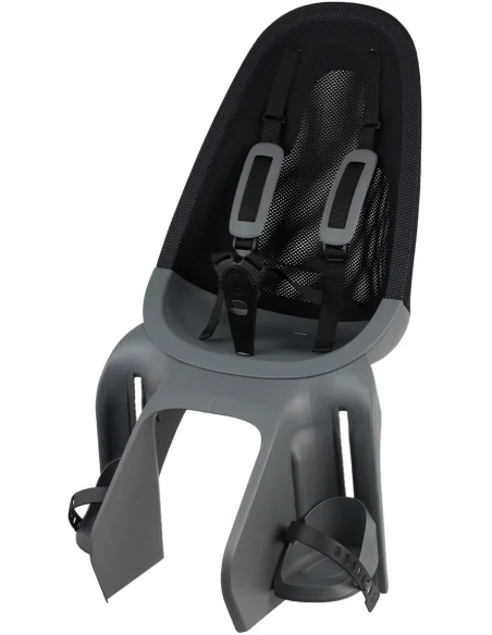 Kinderzitje achter Qibbel Air met dragerbevestiging (CFS) - sparkling silver