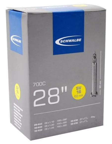 Binnenband Schwalbe SV16 28" / 28/32-622/630 - 60mm ventiel