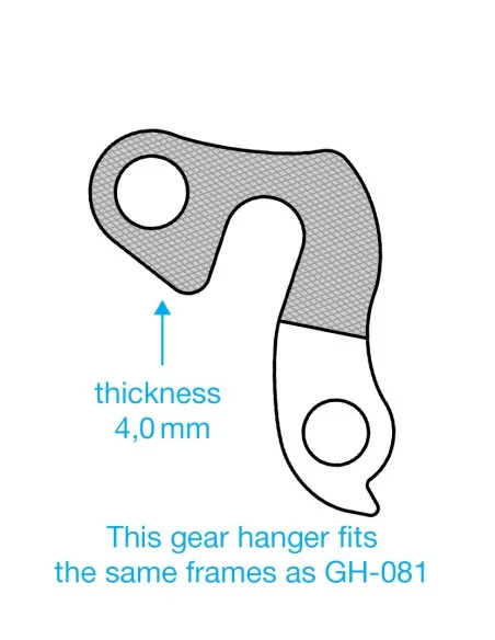 Derailleurpad Marwi GH-013 diverse merken
