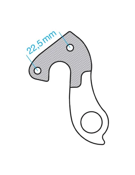 Derailleurpad Marwi GH-056 diverse merken