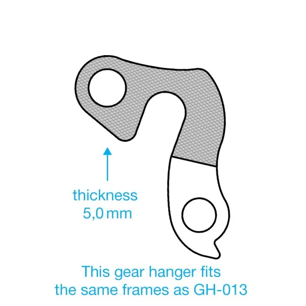 Derailleurpad Marwi GH-081 diverse merken