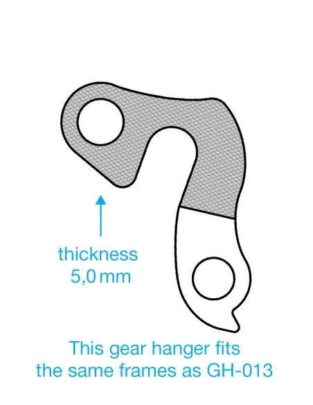 Derailleurpad Marwi GH-081 diverse merken