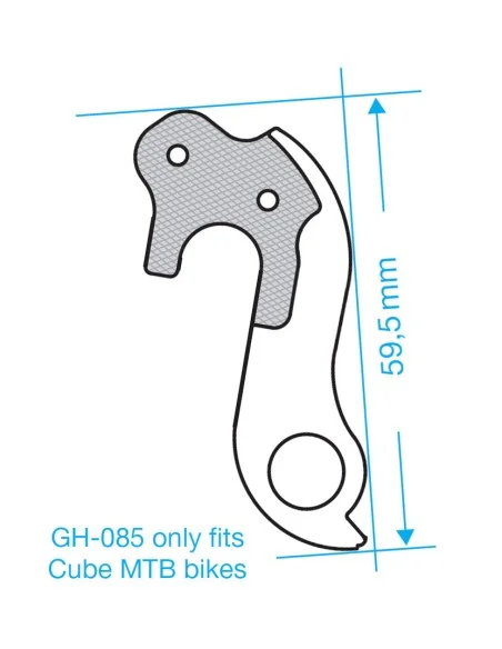Derailleurpad Marwi GH-085 Bianchi / Cube