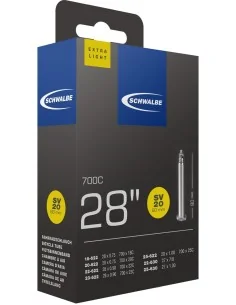Binnenband Schwalbe Extra Light SV20 28" / 18/25-622/630 - 80mm ventiel 2