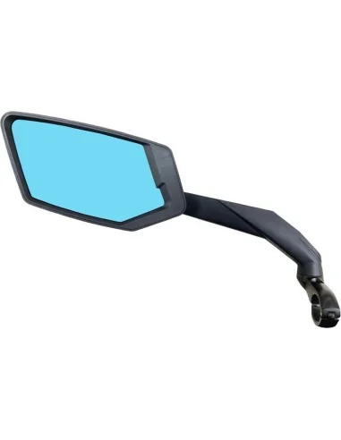 Spiegel links Edge E-bike Luxe met klem - extra groot en licht dimmend glas