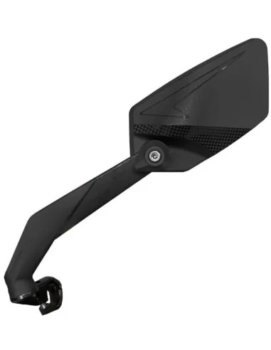 Spiegel links Edge E-bike Luxe met klem - extra groot en licht dimmend glas