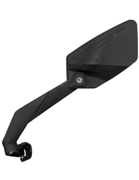 Spiegel links Edge E-bike Luxe met klem - extra groot en licht dimmend glas