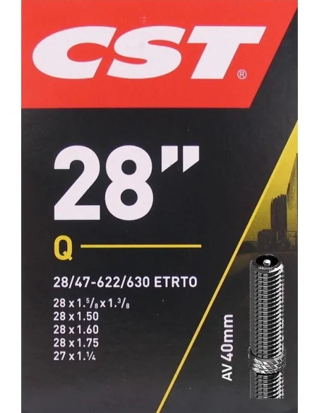 Binnenband CST AV40 28x 1-5/8" - 1-3/8" / 28/47-622