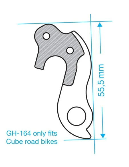 Derailleurpad Marwi GH-164 Cube (racefiets)