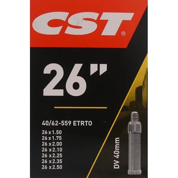 Binnenband CST DV40 26 x 1.25-1.90" / 32/47-559/597