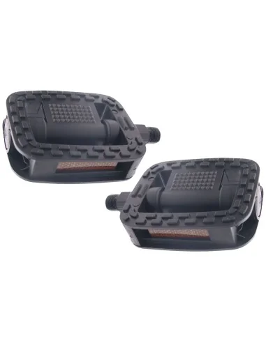 Pedaalset Edge Comfort anti-slip - zwart (werkplaatsverpakking)