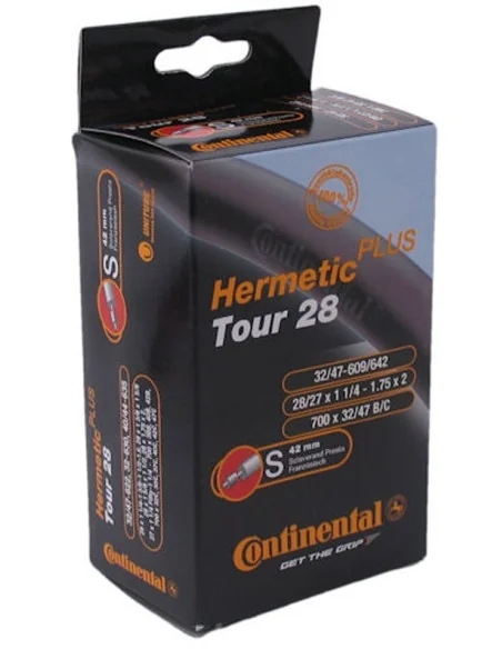 Binnenband Continental Hermetic Plus 28" / 28/37-603/642 - DV40 ventiel