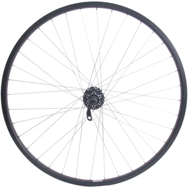 Achterwiel 26" / 559x19C Ryde Andra 30 velg met Shimano FH-M525 8/9/10 speed naaf voor 6 bouts remschijf - zwart
