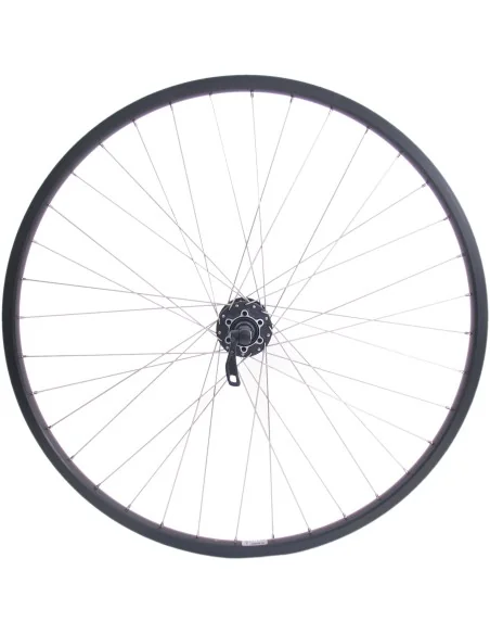 Achterwiel 26" / 559x19C Ryde Andra 30 velg met Shimano FH-M525 8/9/10 speed naaf voor 6 bouts remschijf - zwart