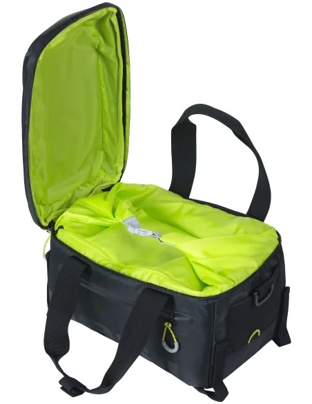 Bagagedragertas Basil Miles 7 liter 32 x 19 x 21 cm - zwart