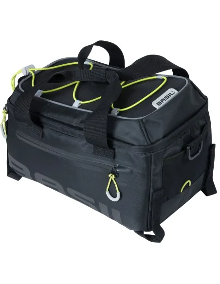 Bagagedragertas Basil Miles 7 liter 32 x 19 x 21 cm - zwart