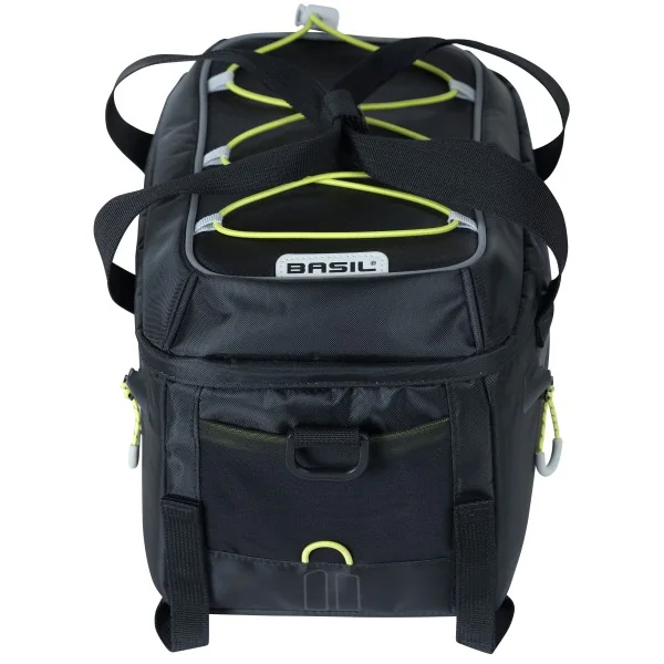 Bagagedragertas Basil Miles 7 liter 32 x 19 x 21 cm - zwart