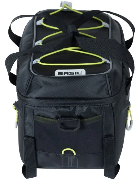 Bagagedragertas Basil Miles 7 liter 32 x 19 x 21 cm - zwart