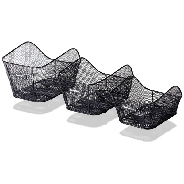 Fietsmand Basil Icon S 34 x 29 x 23 cm - zwart