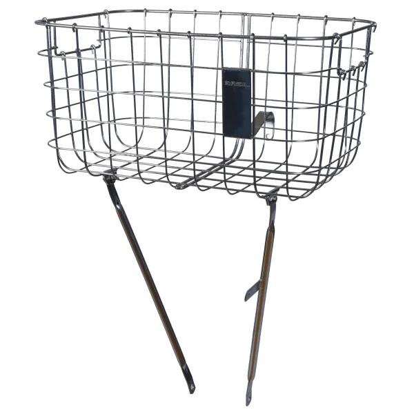 Fietsmand Basil Robin 27 liter 47 x 31 x 25 cm - zilver