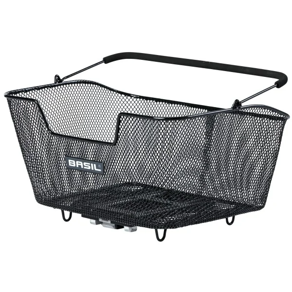 Fietsmand Basil Base M MIK 43 x 30 x 23 cm - zwart