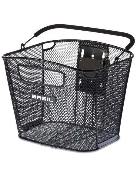Fietsmand Basil Bold Front KF 28 x 34 x 27 cm - zwart