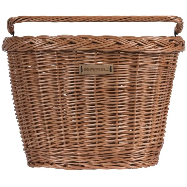 Fietsmand Basil Bremen Wicker KF 39 x 29 x 29 cm - naturel