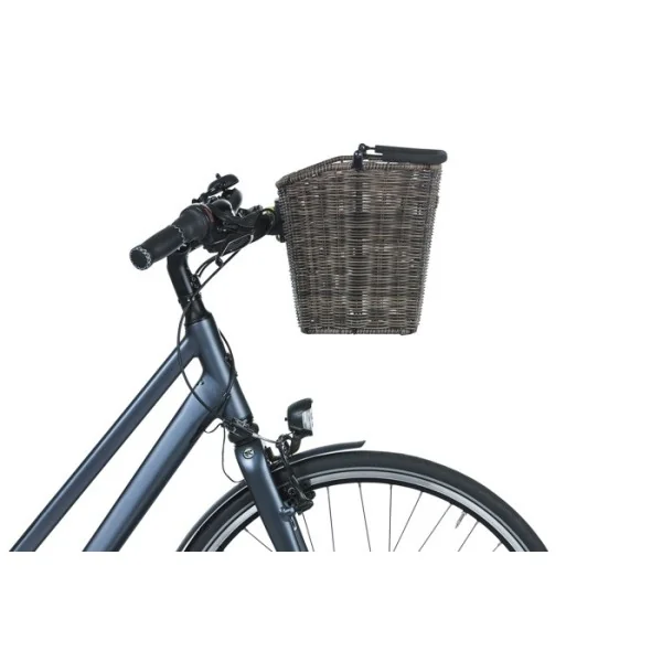 Fietsmand Basil Bremen Rattan Look KF 18 x 30 x 24 cm - nature brown