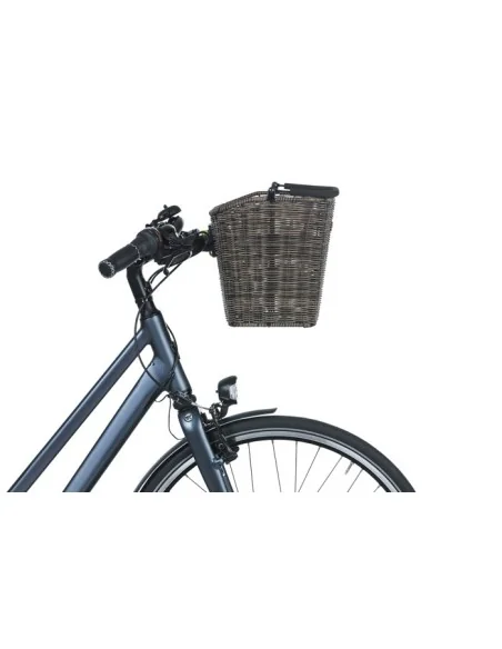 Fietsmand Basil Bremen Rattan Look KF 18 x 30 x 24 cm - nature brown