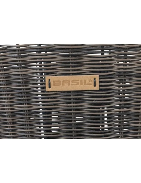 Fietsmand Basil Bremen Rattan Look KF 18 x 30 x 24 cm - nature brown