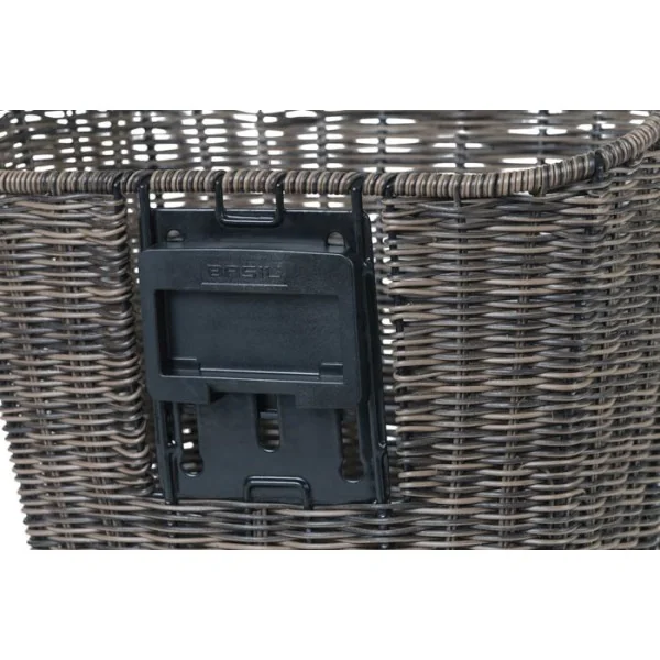 Fietsmand Basil Bremen Rattan Look KF 18 x 30 x 24 cm - nature brown