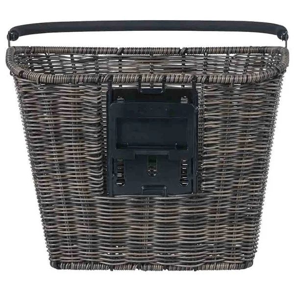 Fietsmand Basil Bremen Rattan Look KF 18 x 30 x 24 cm - nature brown