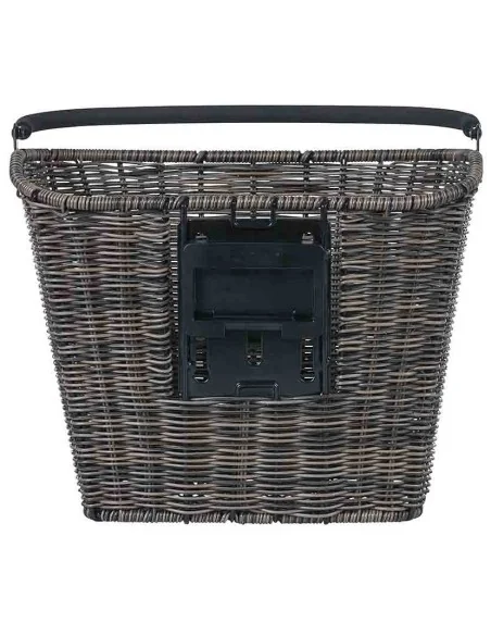 Fietsmand Basil Bremen Rattan Look KF 18 x 30 x 24 cm - nature brown