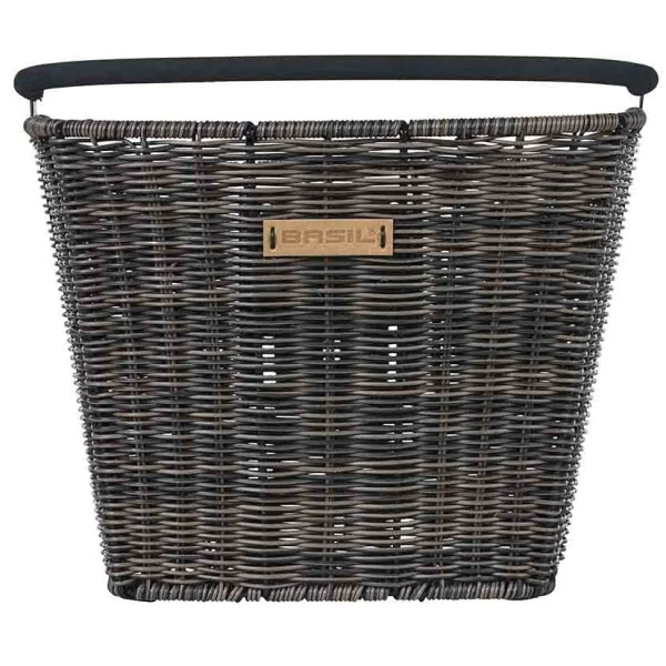 Fietsmand Basil Bremen Rattan Look KF 18 x 30 x 24 cm - nature brown