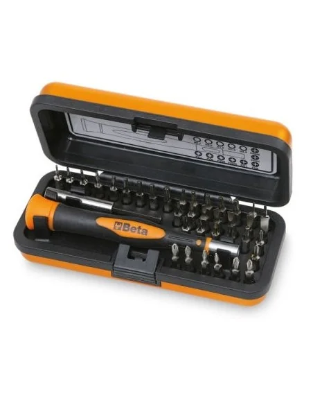 Microschroevendraaier Beta 1256/C36 met 36 verwisselbare 4-mm bits en magnetisch verlengstuk 1256/C36