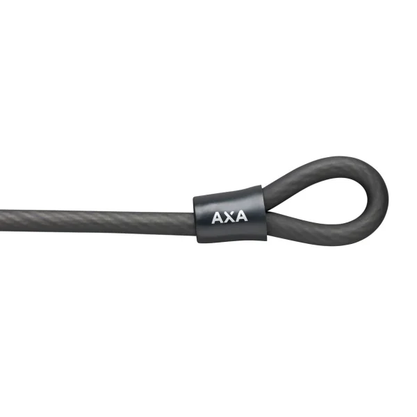 Slotkabel Axa Double Loop 120/10 - zwart