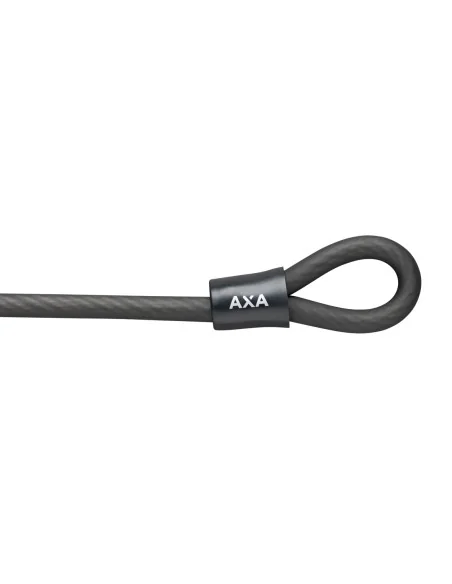 Slotkabel Axa Double Loop 120/10 - zwart